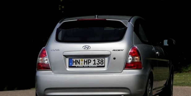 Pagasiruumi maht Hyundai Accent liitrites