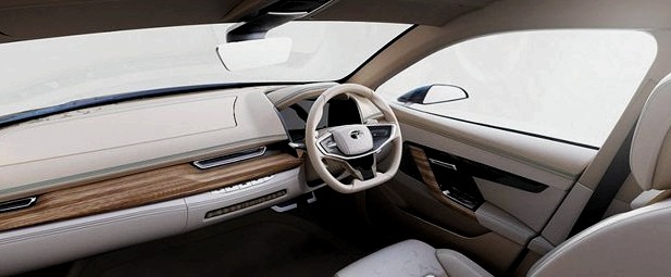 Tata E Vision Sedan elektriauto kontseptsioon - üksikasjad, fotod