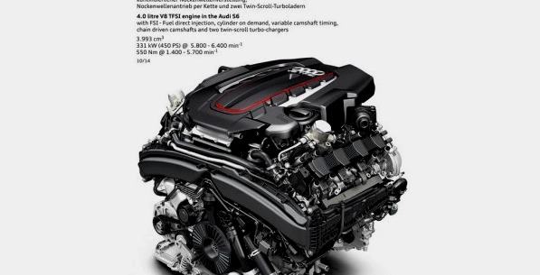 Audi S6 2015 - laetud äriklassi sedaan