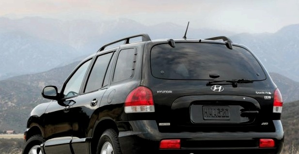 Pagasiruumi maht Hyundai Santa Fe liitrites
