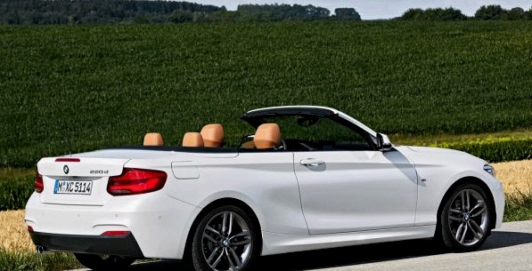 BMW 2-seeria kabriolett 2018: viimistletud vorm