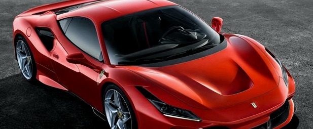 Uue Ferrari F8 Tributo 2020 eelvaade