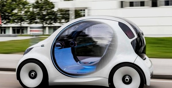 Smart Vision EQ ForTwo Concept 2017: tuleviku mehitamata linnaauto