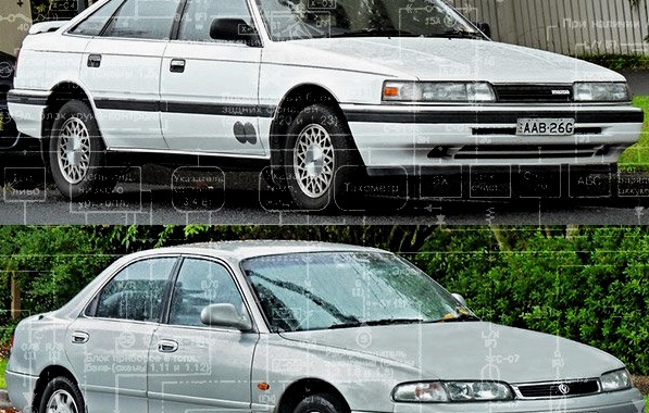 Mazda 626 (1989-1997) - juhtmestiku skeem